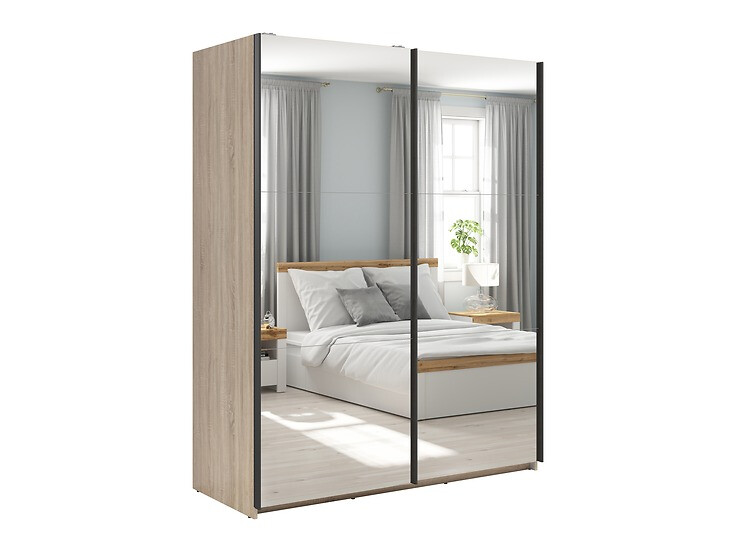 Kleiderschrank Livevaro 119 (Sonoma Eichenholzoptik)