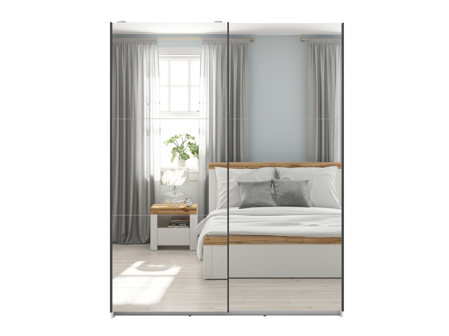 Kleiderschrank Livevaro 119 (Sonoma Eichenholzoptik)