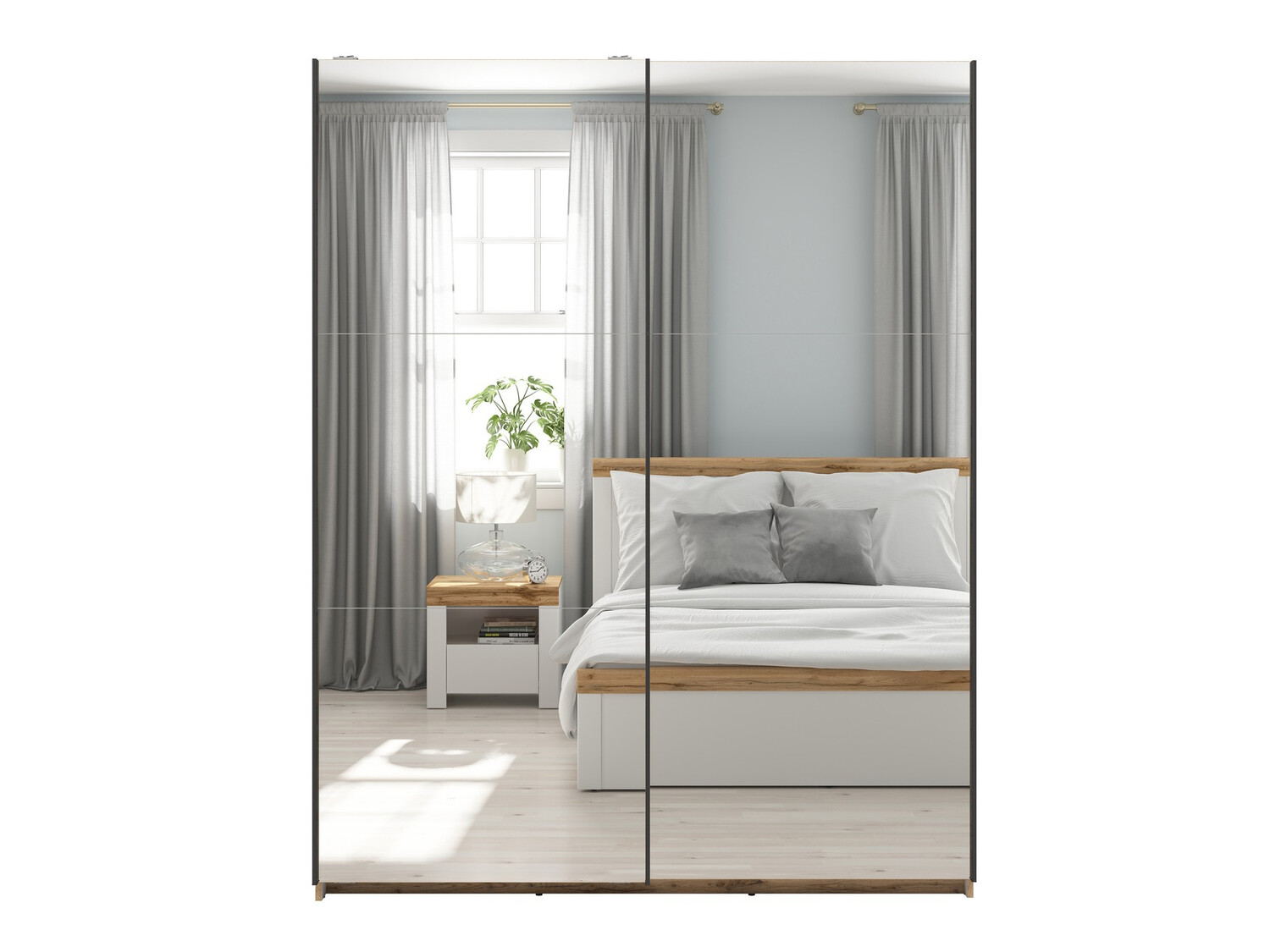 Kleiderschrank Livevaro 119 (Wotan Eiche)