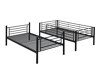 Etagenbett Houston 1449 (Schwarz)