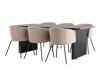 Essgruppe Dallas 4182 (Beige + Schwarz)