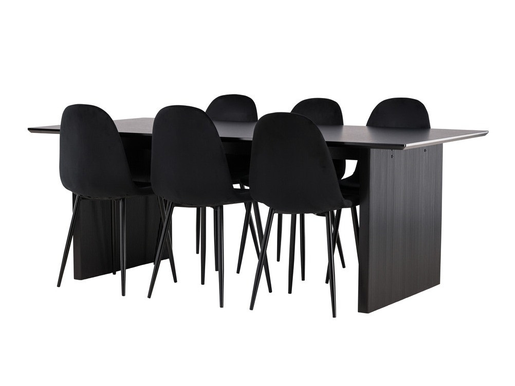 Essgruppe Dallas 4185 (Schwarz)
