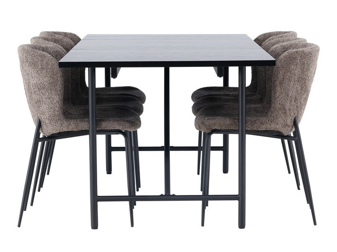 Essgruppe Dallas 4192 (Braun + Schwarz)