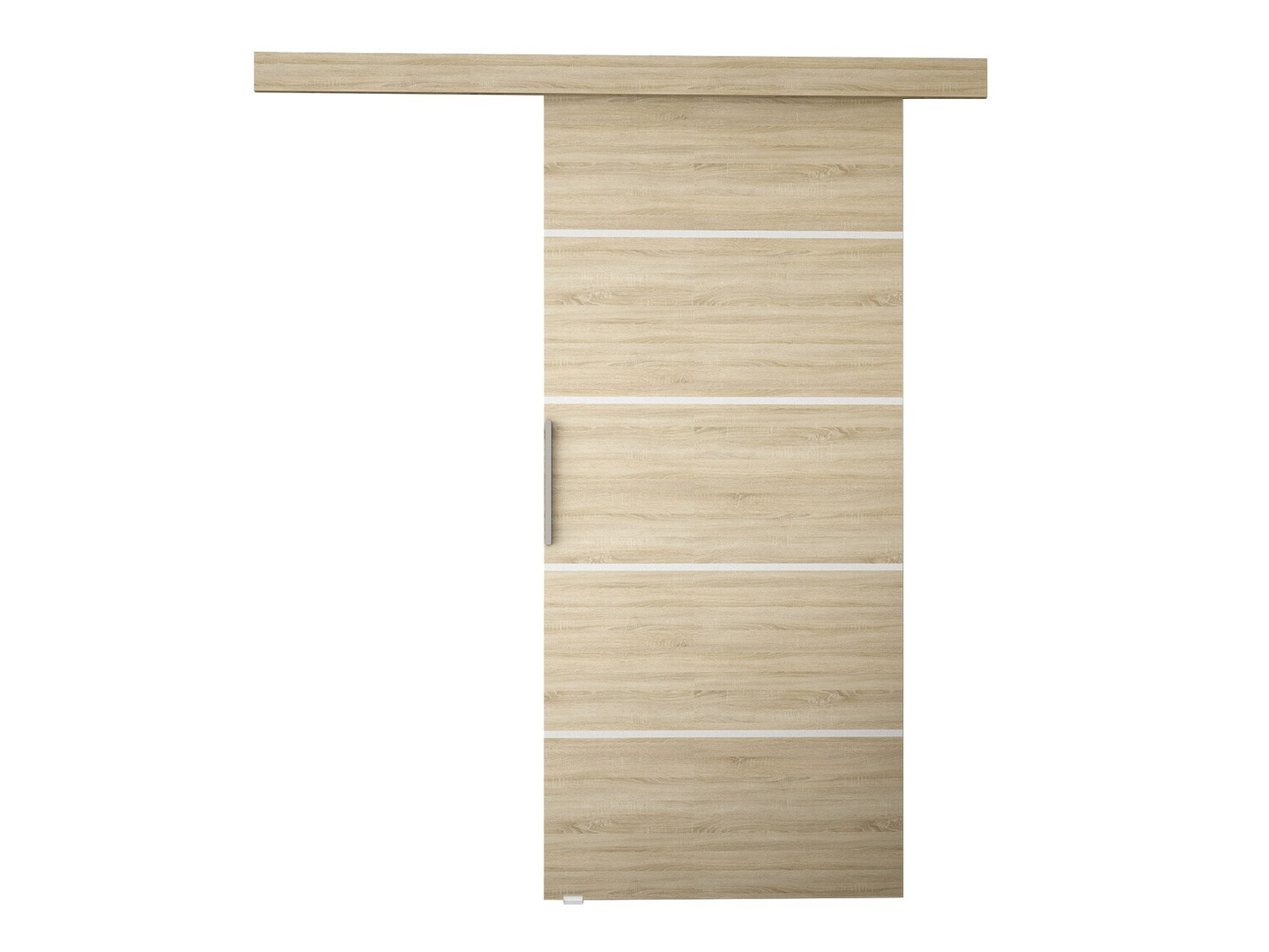 Schwebetür Closico Materia III (Sonoma Eichenholzoptik)
