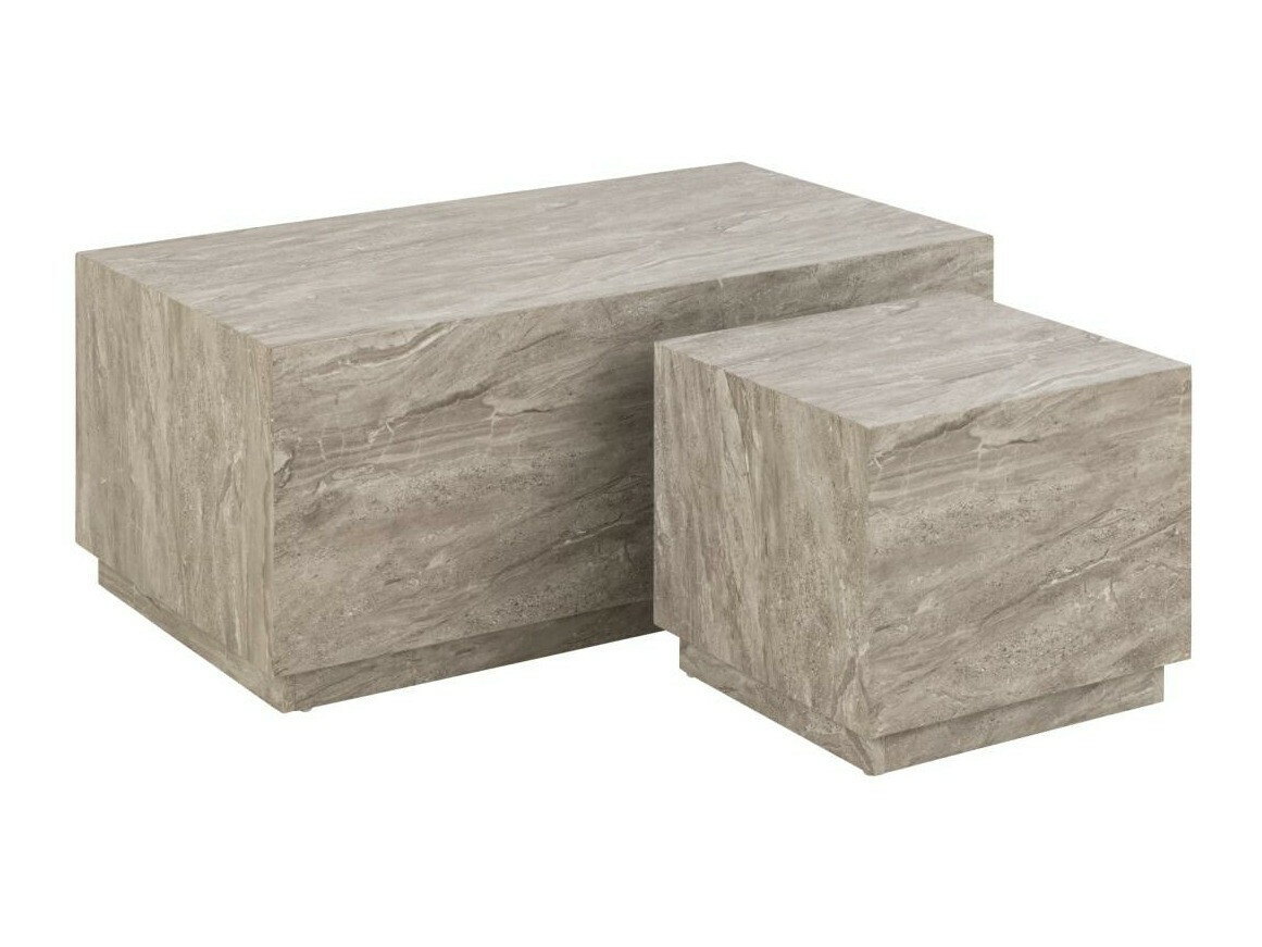 Couchtischset Norsica 894 (Grauer Marmor)
