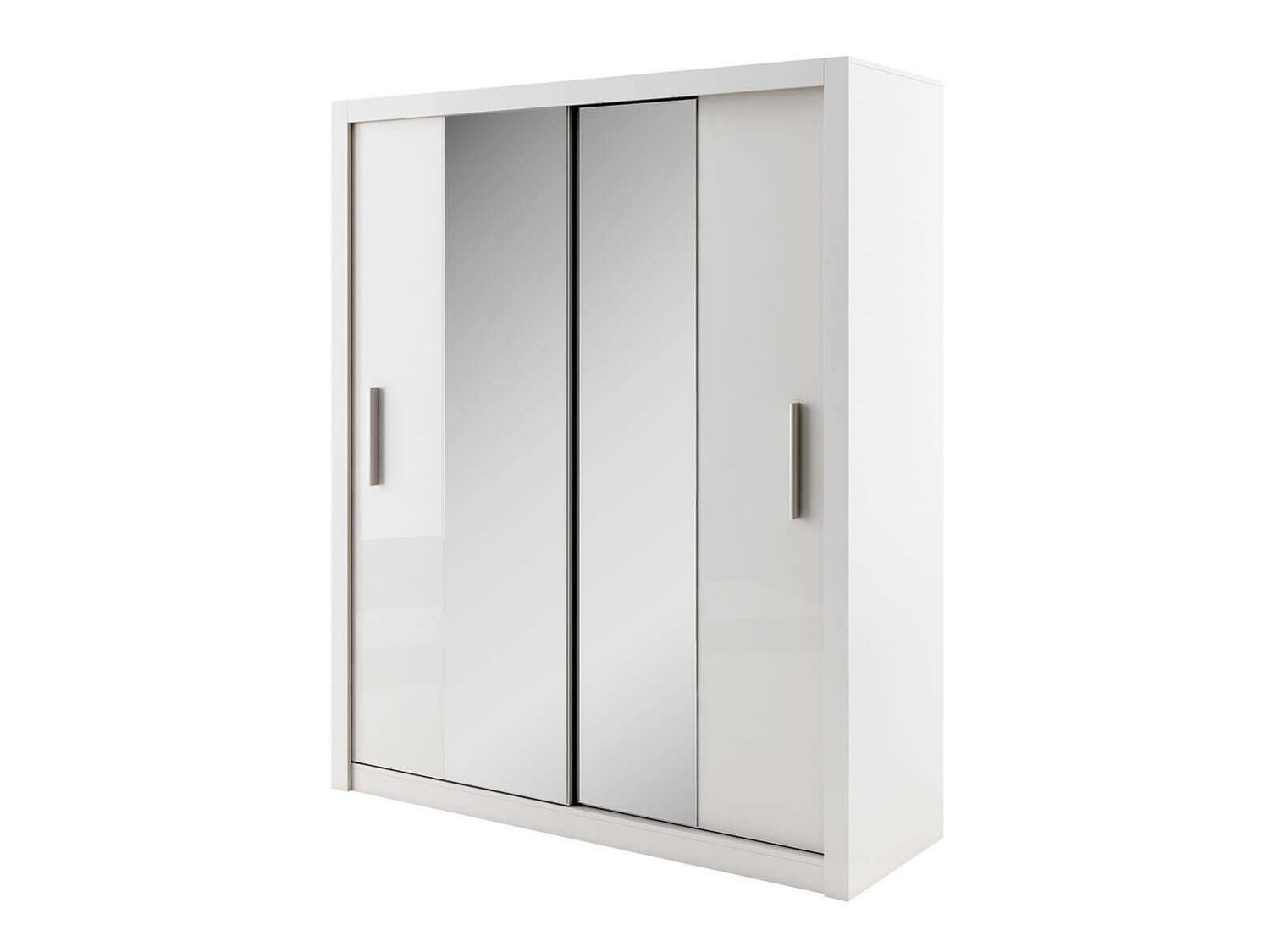 Kleiderschrank Cirdelu 104 (Weiß)