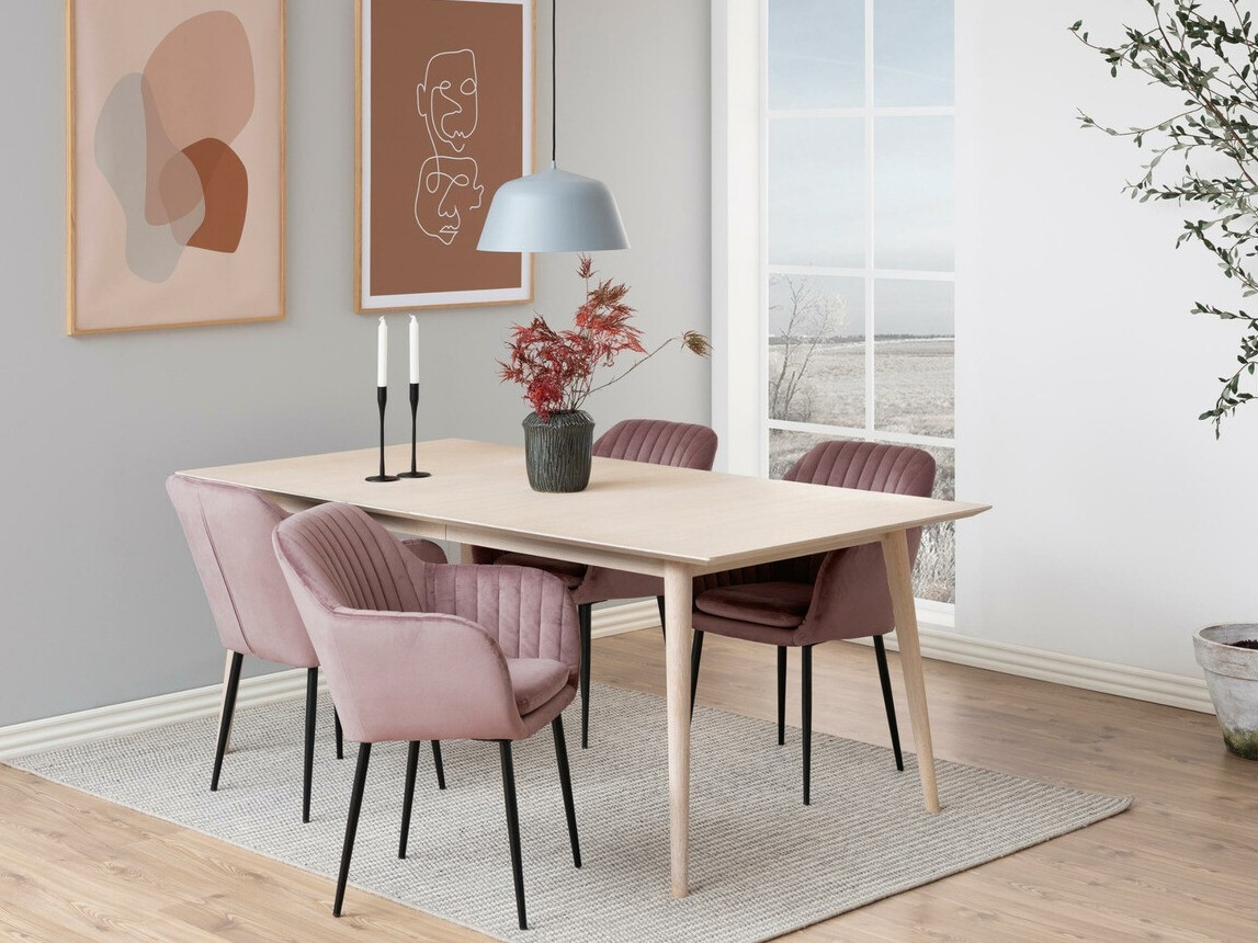 Essgruppe Norsica 513 (Staubig rosa + Schwarz)