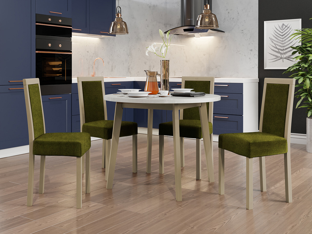 Essgruppe Victorville 304 (Sonoma Eichenholzoptik)