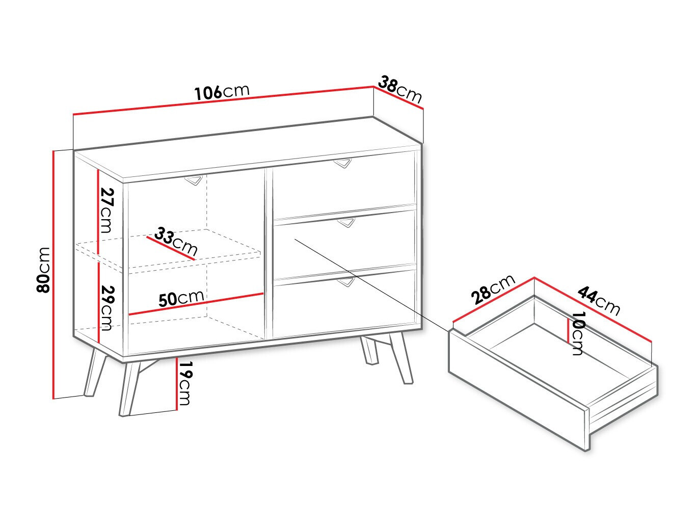 Kommoden Belbele 101