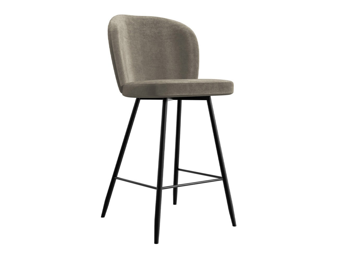 Barstuhl Jackson 101 (Schwarz + Magic Velvet 2209)