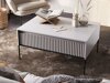 Couchtisch Fernolu 110 (Grau + Schwarz)