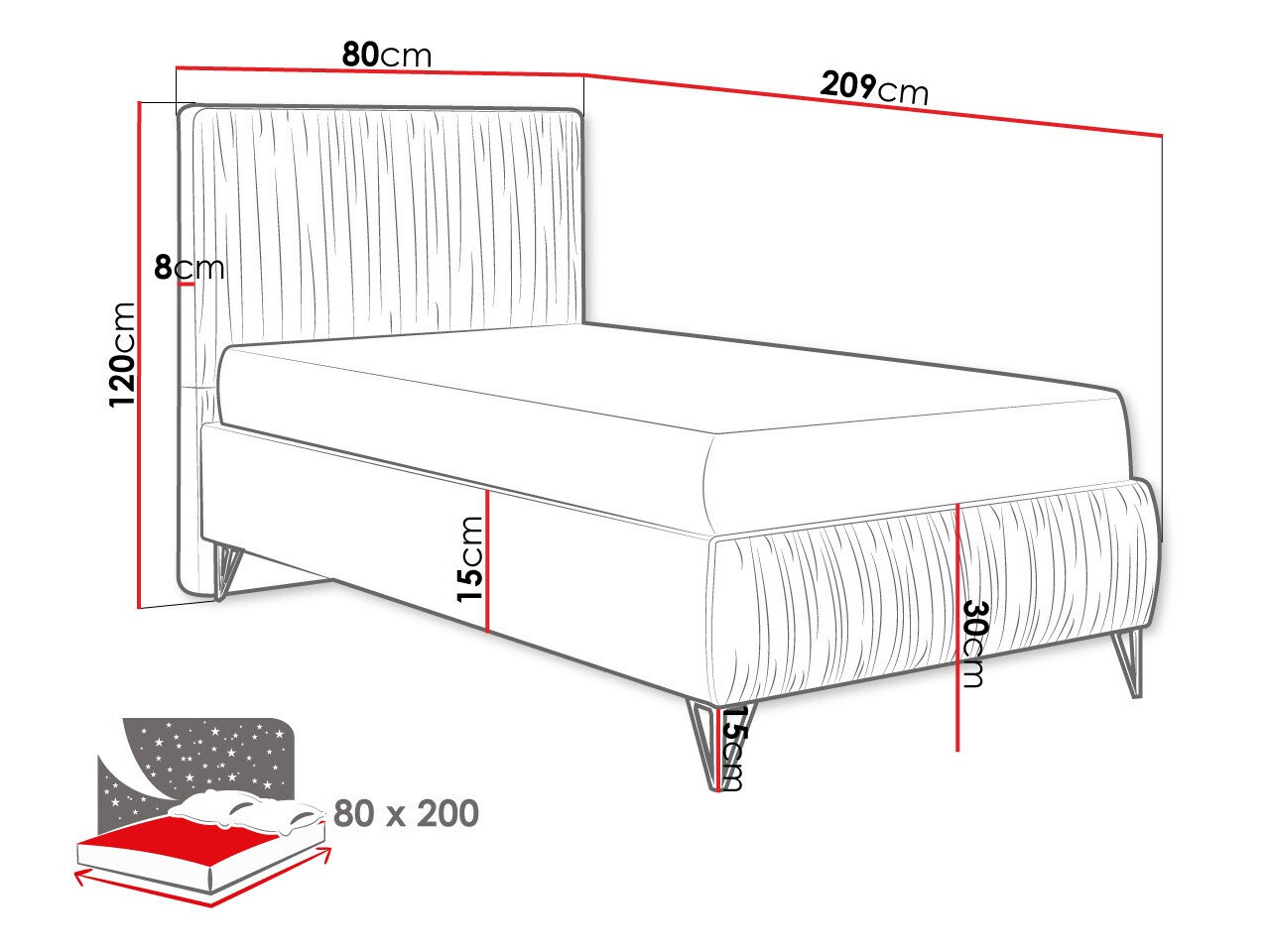 Boxspringbett Logan 112 (Amor Velvet 4305)