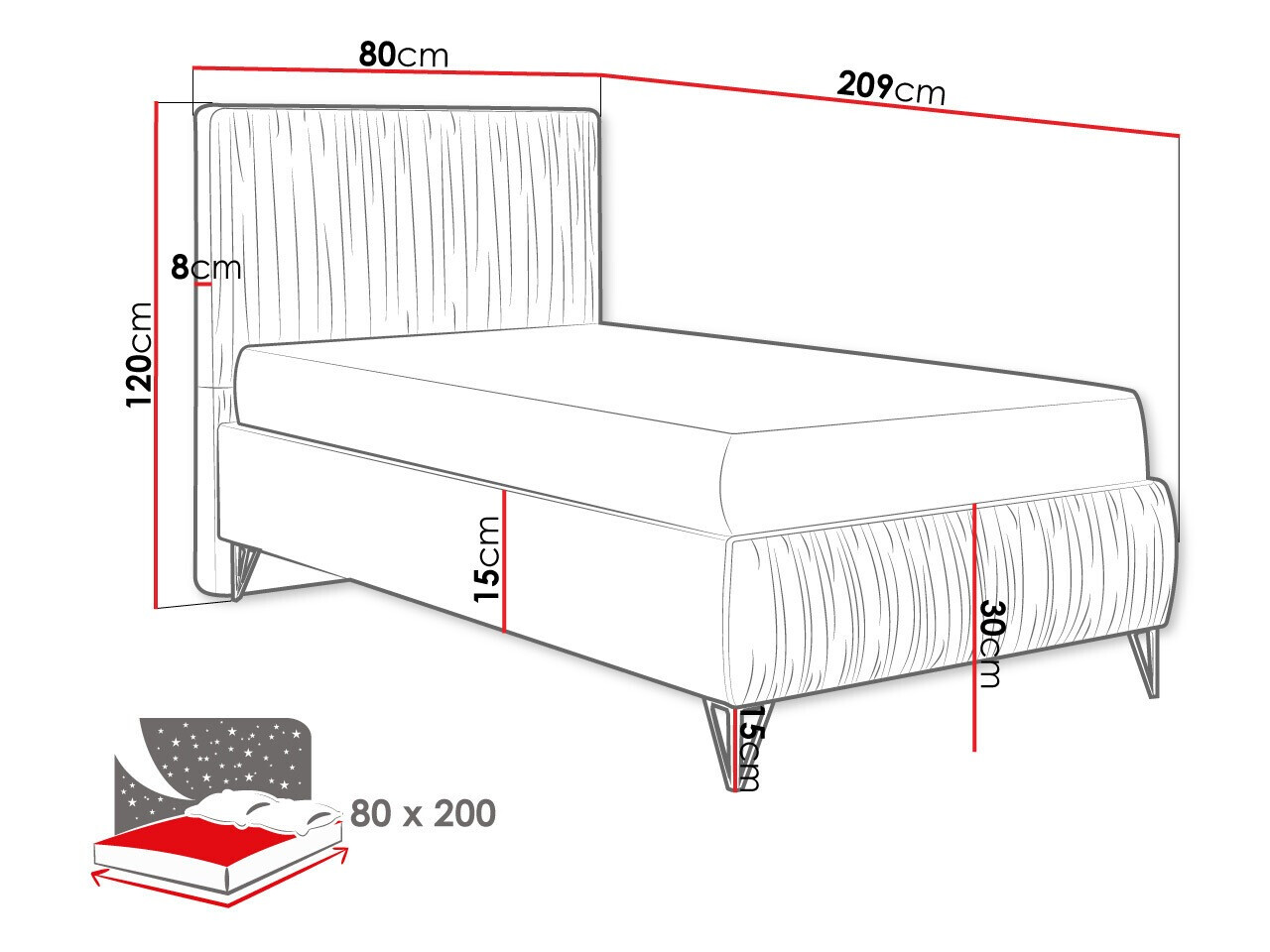 Boxspringbett Logan 112 (Amor Velvet 4311)