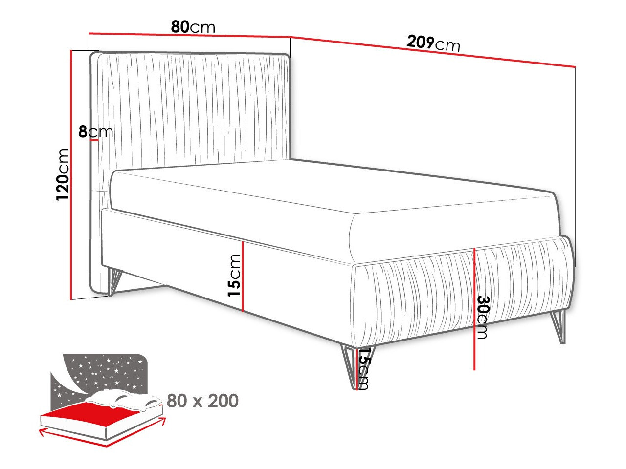 Boxspringbett Logan 112 (Amor Velvet 4318)
