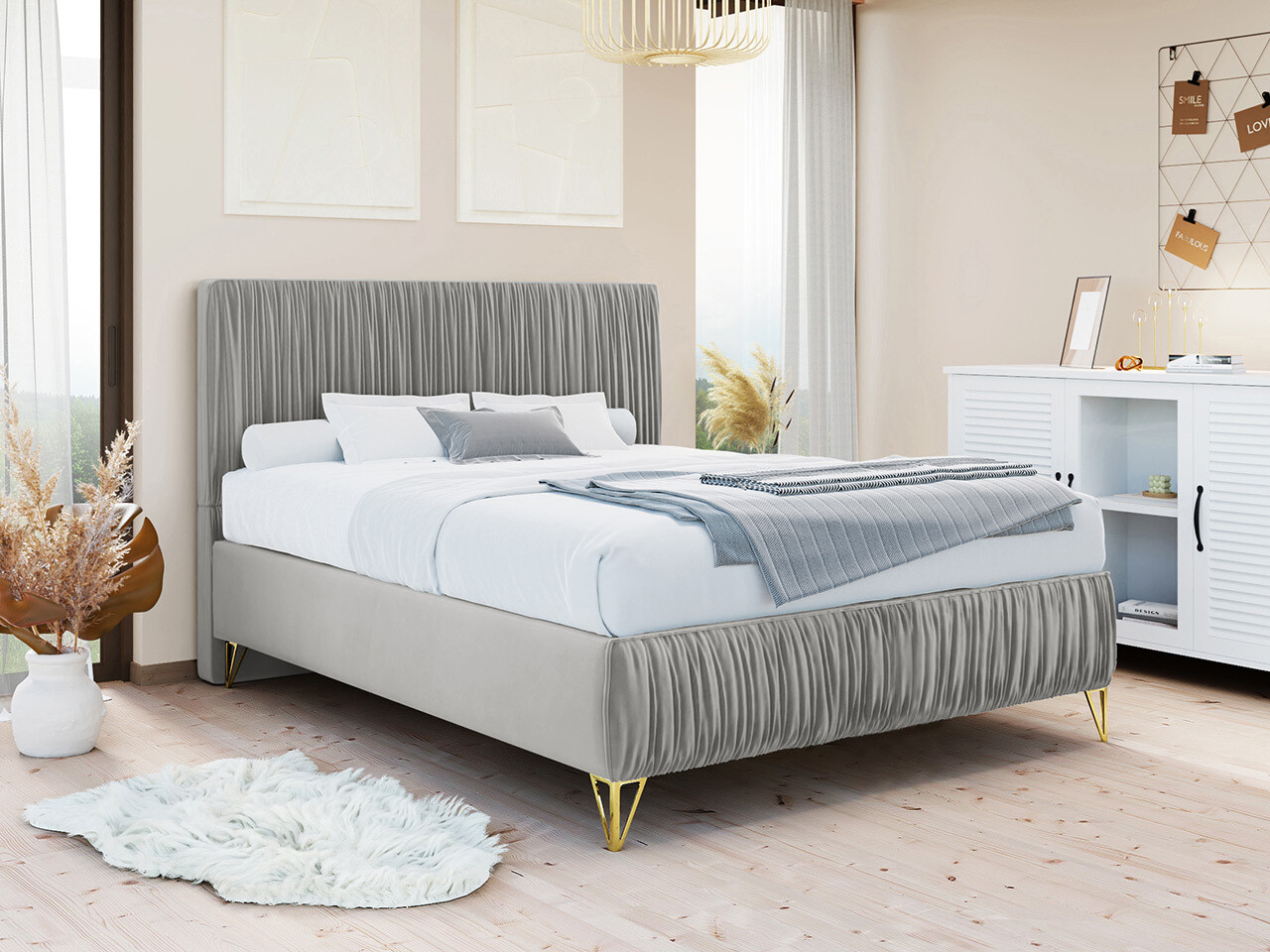 Boxspringbett Logan 112 (Amor Velvet 4318)
