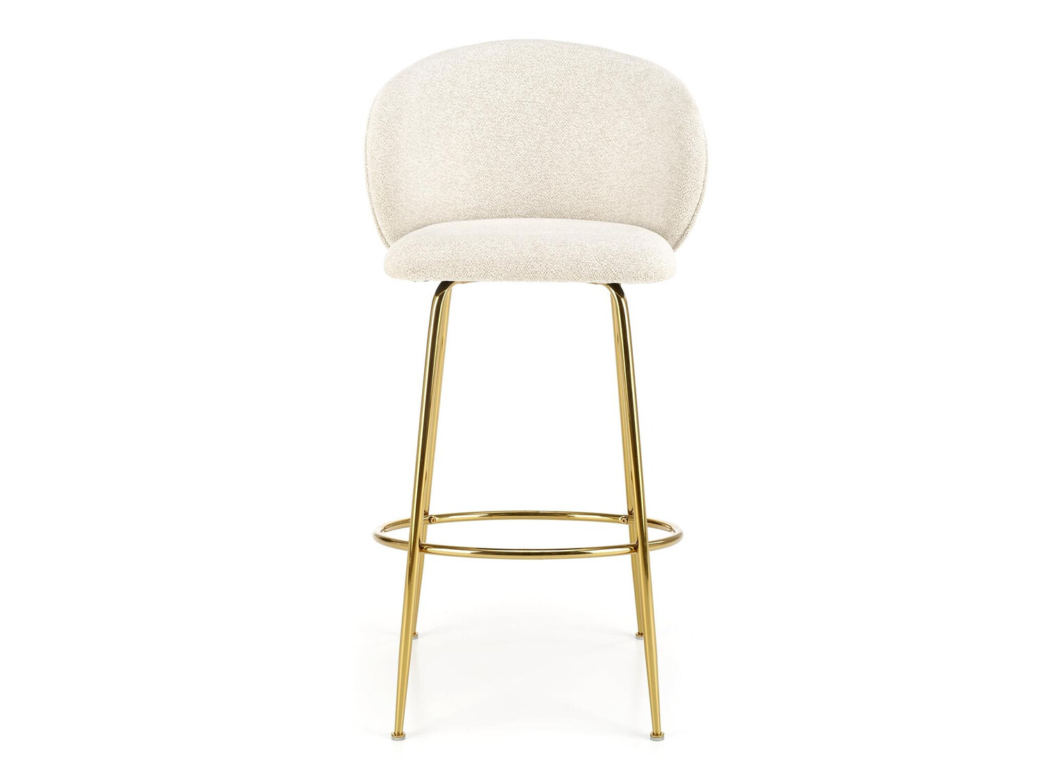 Barstuhl Houston 1554 (Cremefarben + Gold)