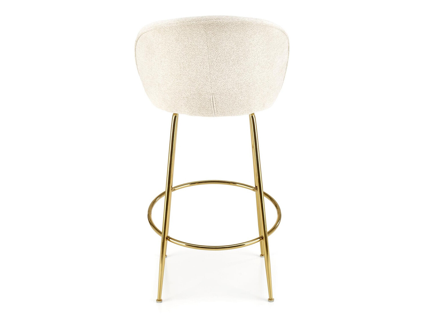 Barstuhl Houston 1554 (Cremefarben + Gold)