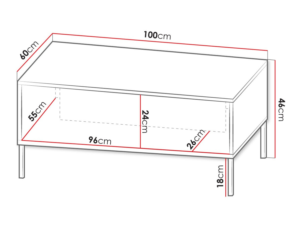 Couchtisch Humanum (Weiß)