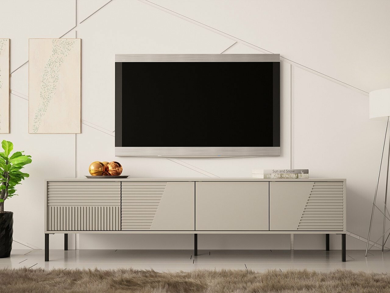 TV-Möbel Verteni 100 (Kaschmir)