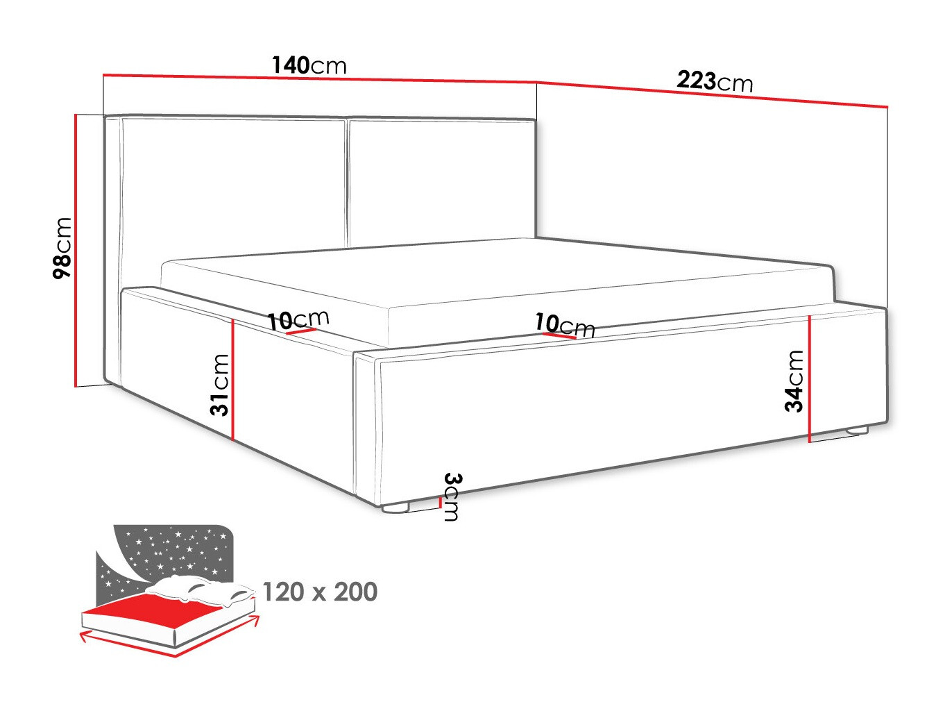 Bett TrendyNest 117 (Manila 16)
