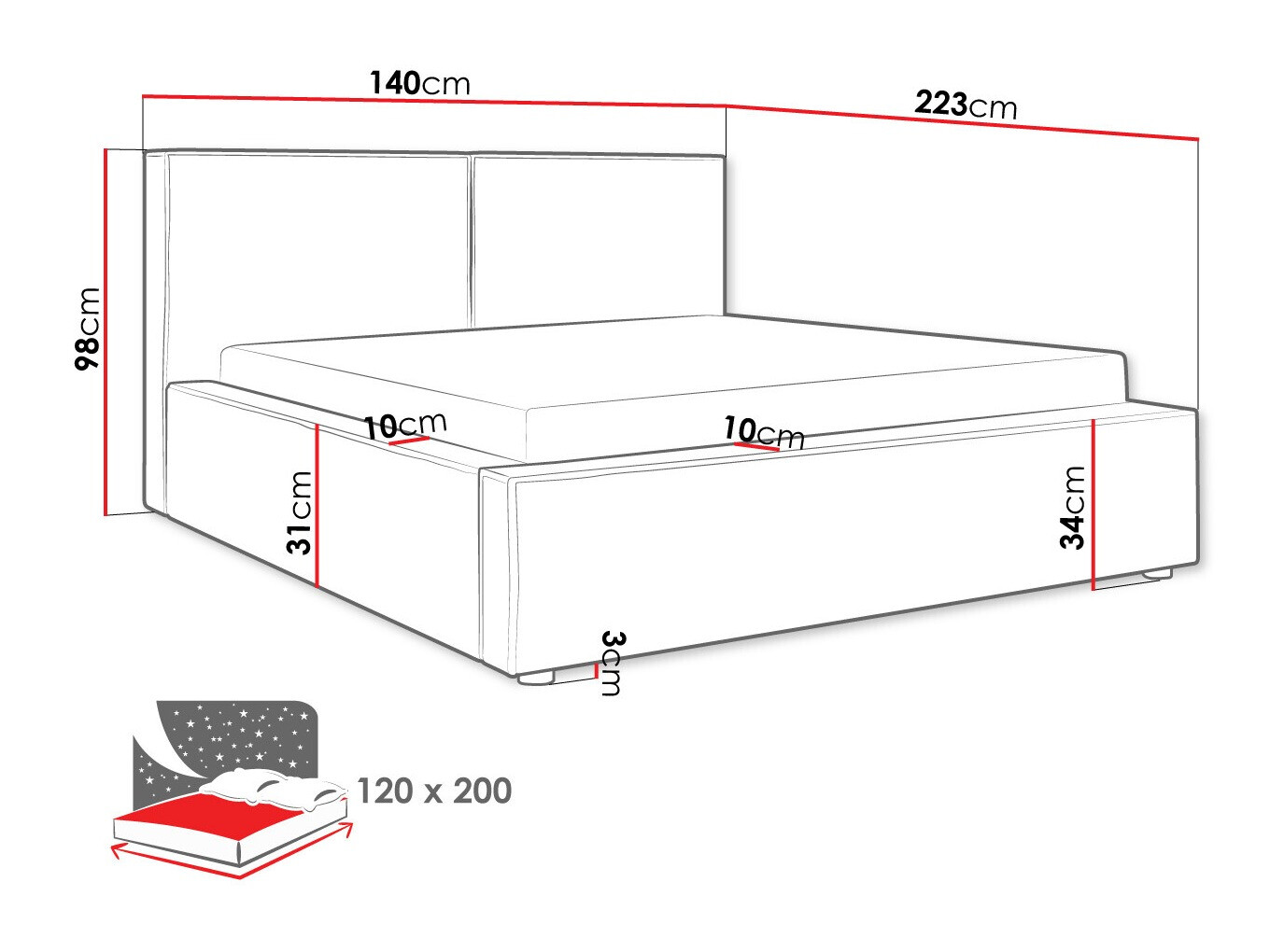 Bett TrendyNest 117 (Manila 37)