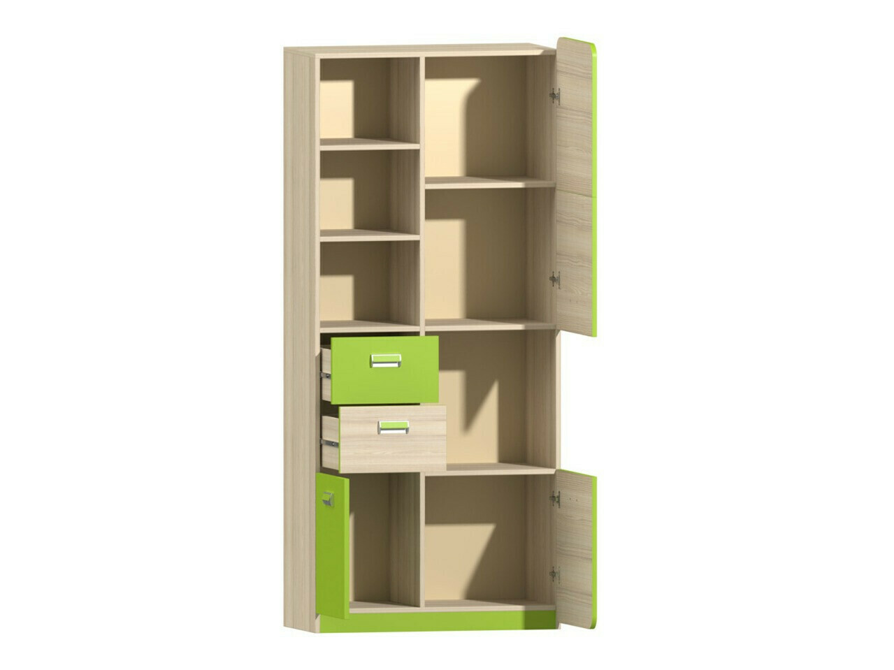 Kinderzimmer-Set Ophmora 118 (Asche + Grün)