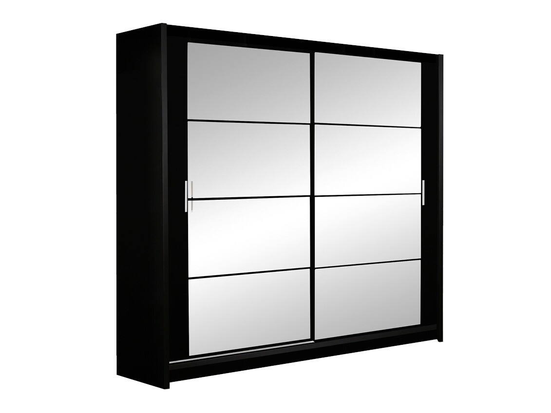 Kleiderschrank Honolulu 201 (Schwarz)