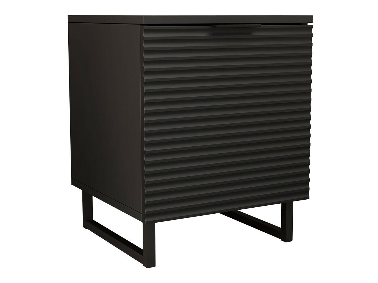 Nachttisch Sarasota 182 (Schwarz + Graphit)