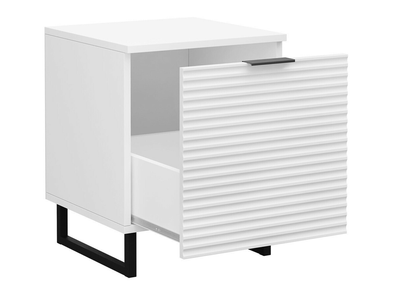 Nachttisch Sarasota 182 (Schwarz + Graphit)