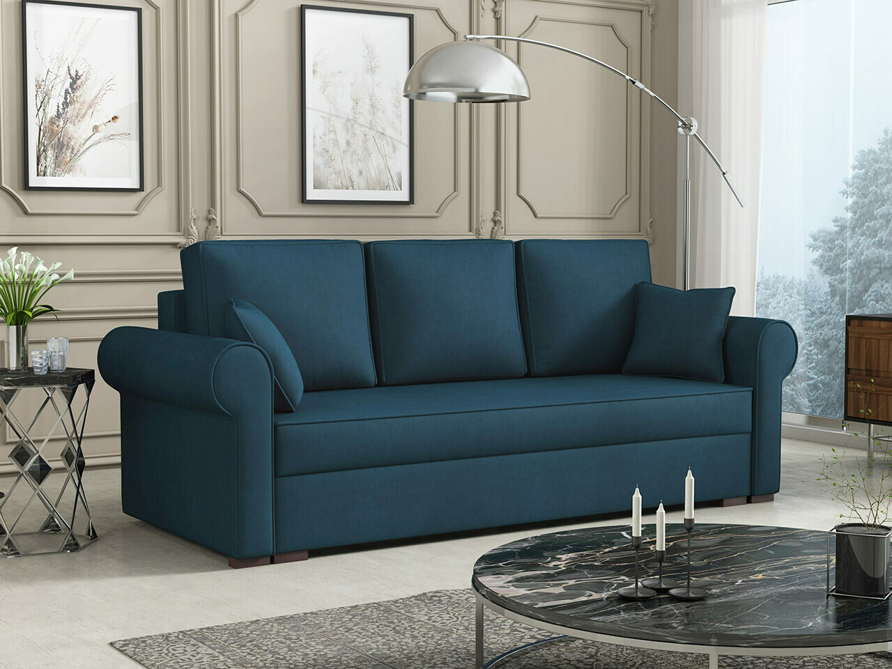 Schlafsofa Columbus 130 (Mono 241)