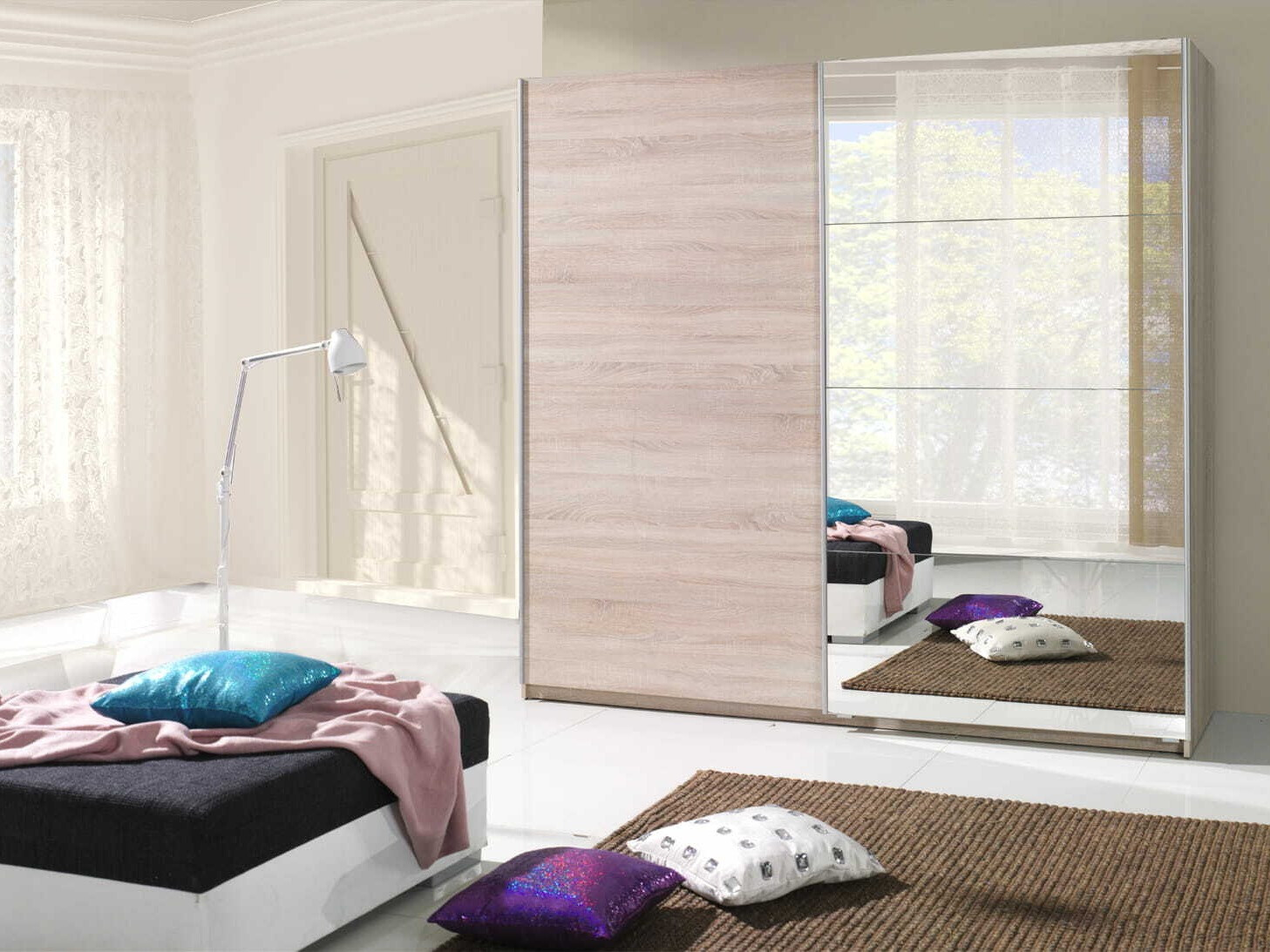 Kleiderschrank Murrieta 184 (Sonoma Eichenholzoptik)