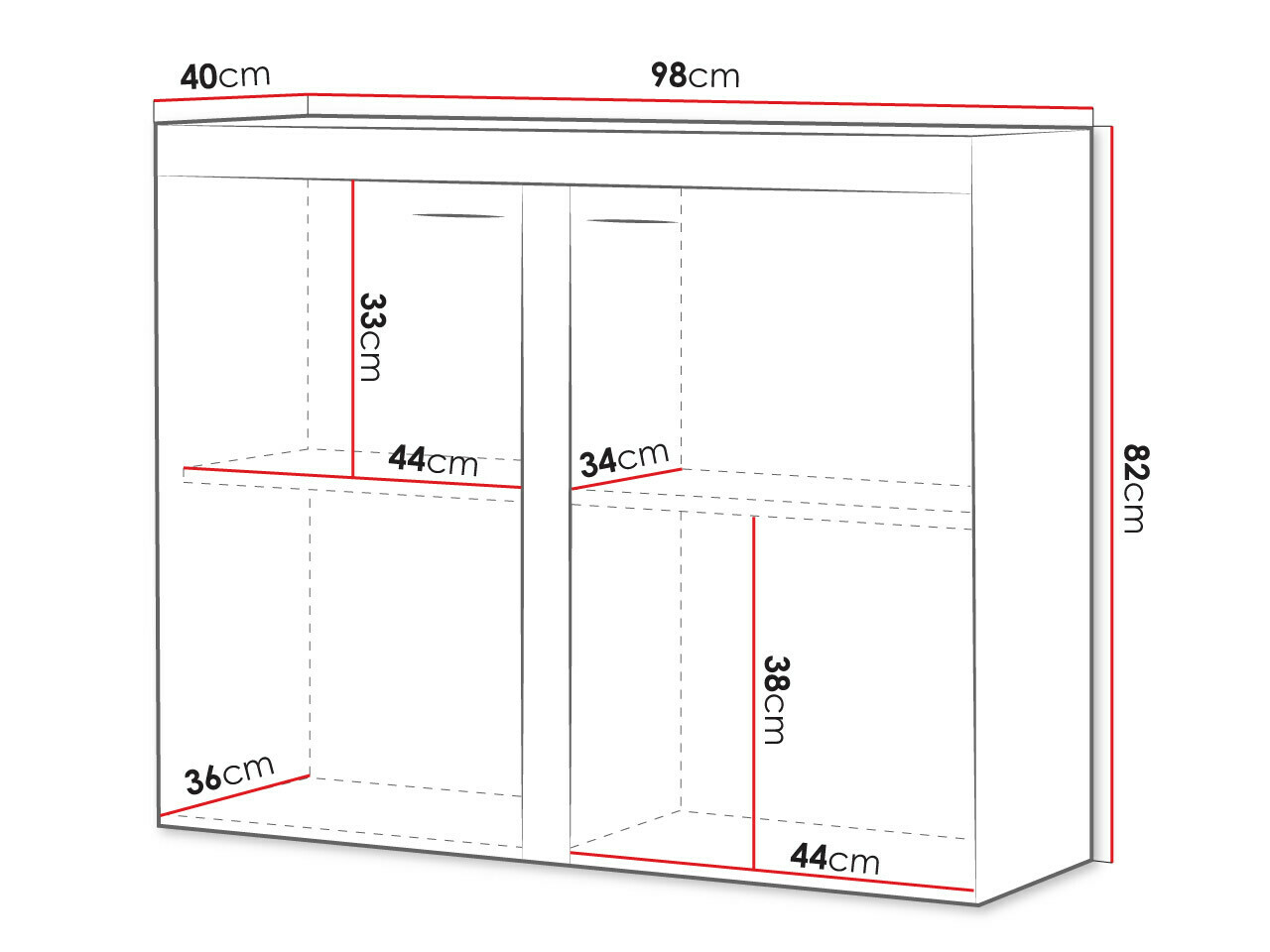 Sideboard Tucson 120 (Lefkas-Eiche + Graphit)