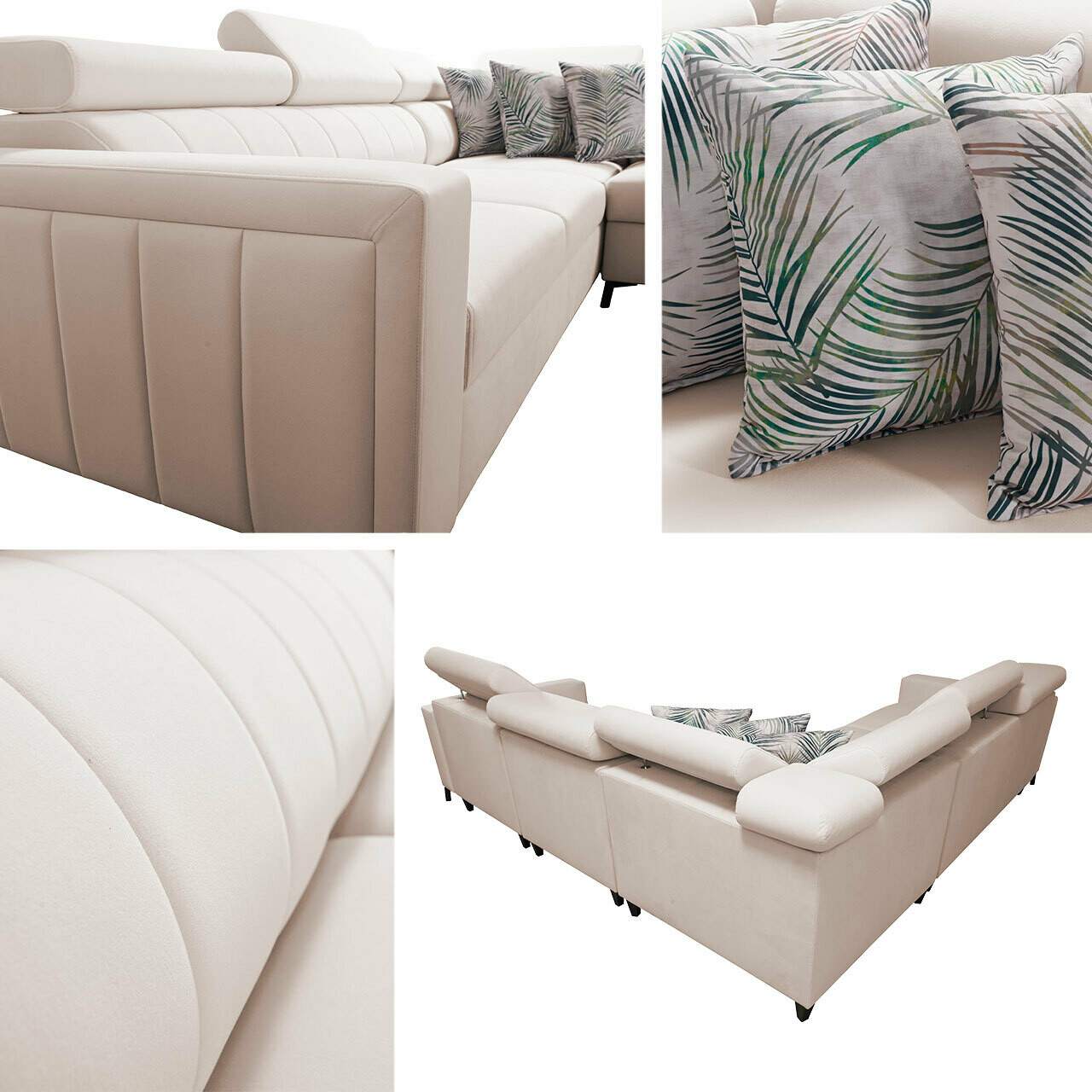 Ecksofa Sarasota 152 (Mono 242 + Botanical 36)