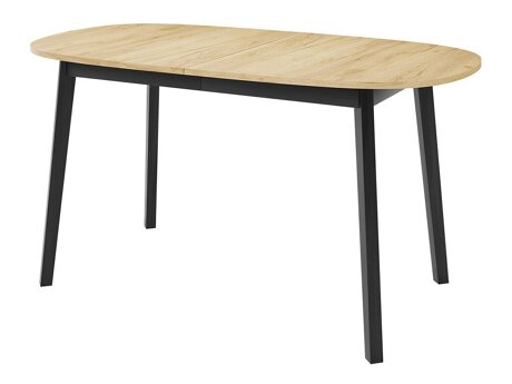 Tisch Edmond 114 (Craft goldene Eichenholzoptik + Schwarz)