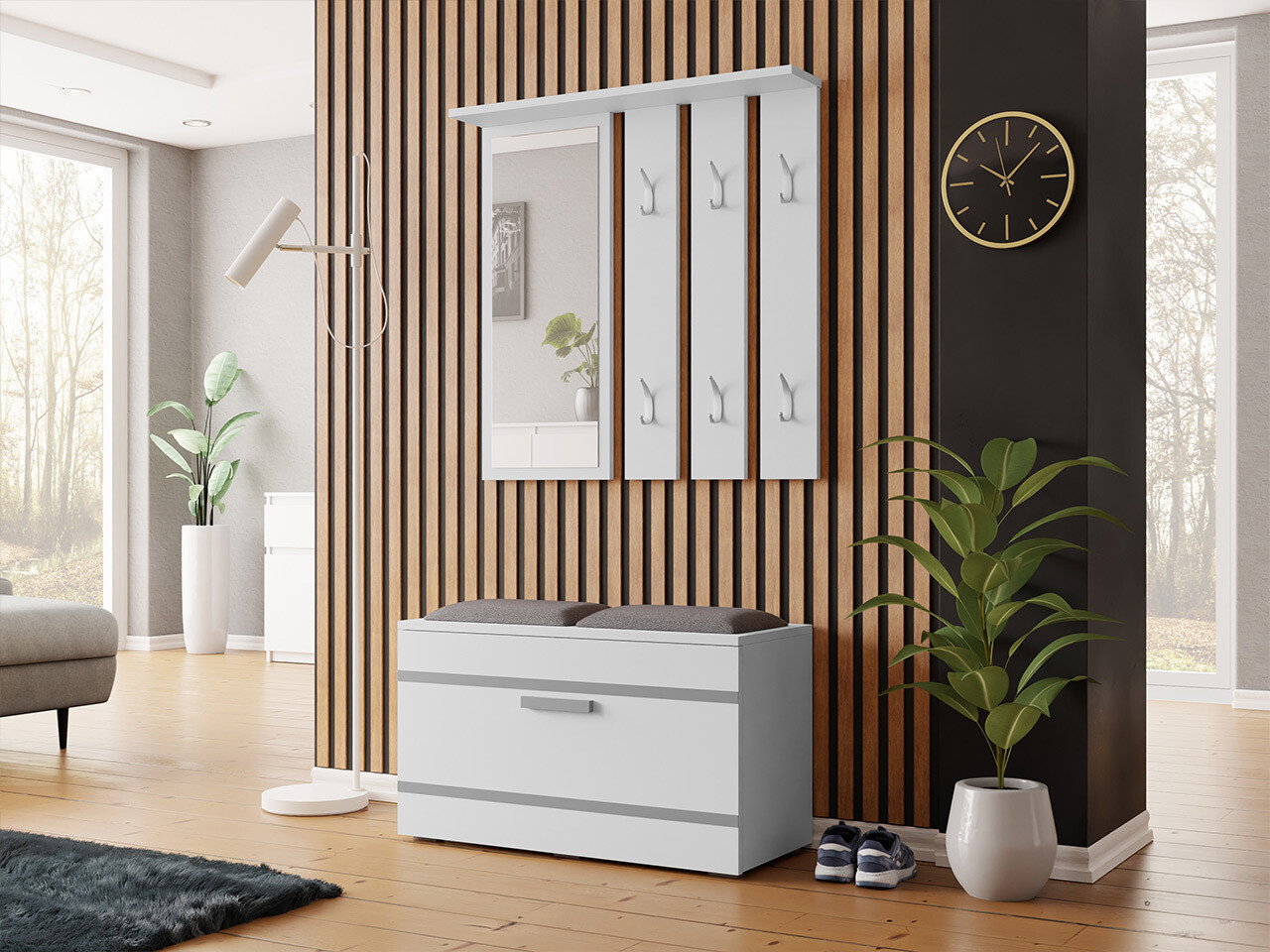 Flurgarnitur Ferrus (Weiß)