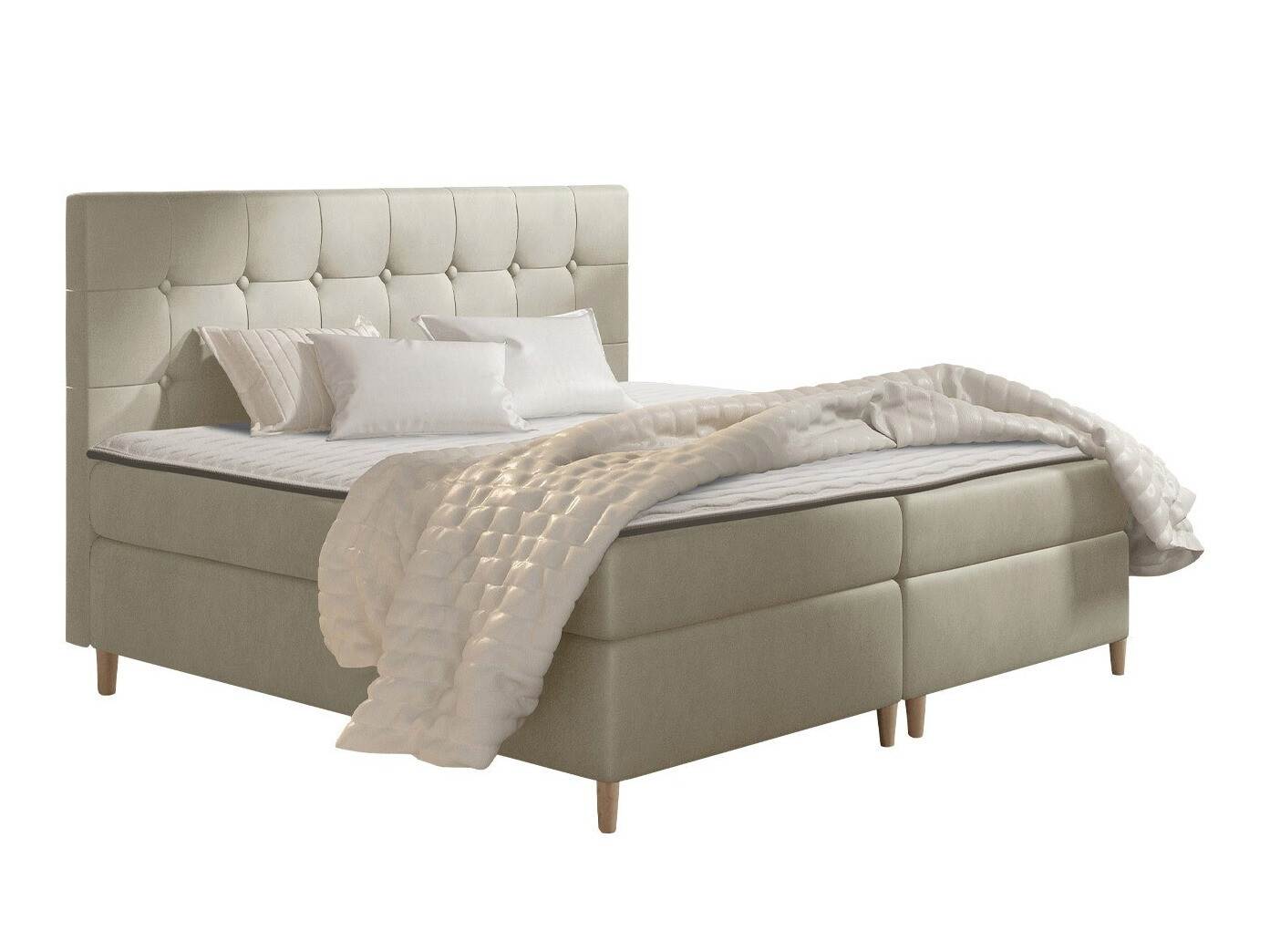 Boxspringbett Baltimore 130 (Magic Velvet 2201)