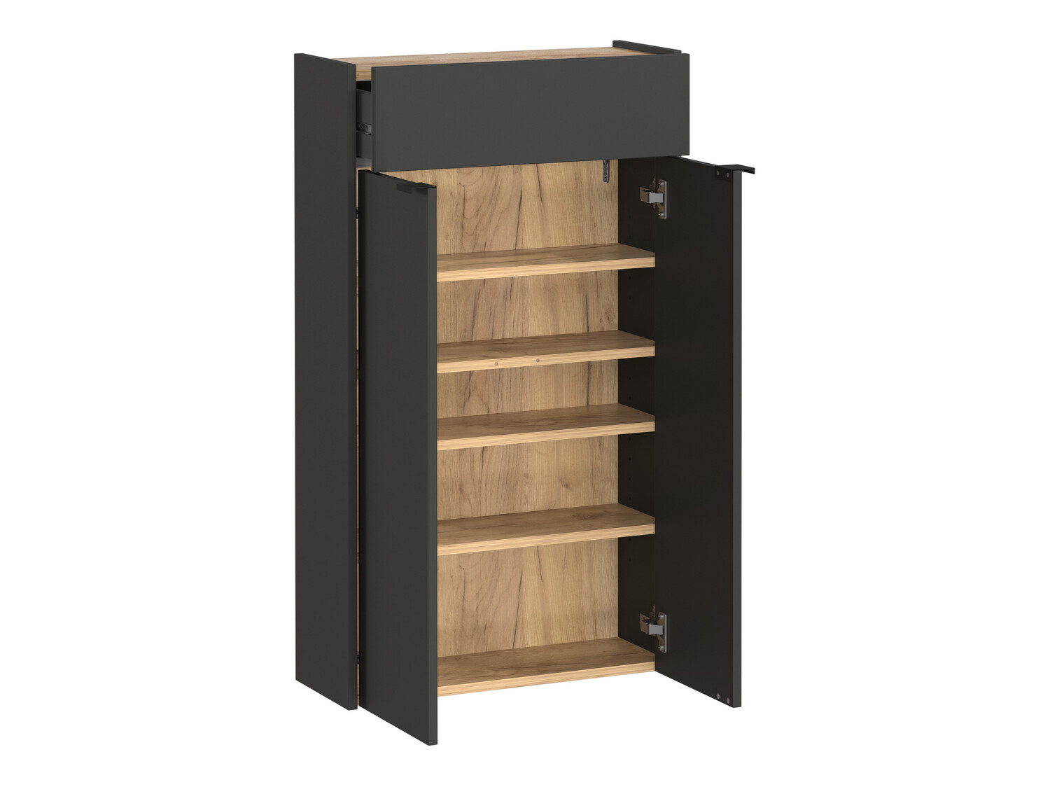 Flurgarnitur Cirsale 104 (Graphit + Navarra eichenholzoptik)