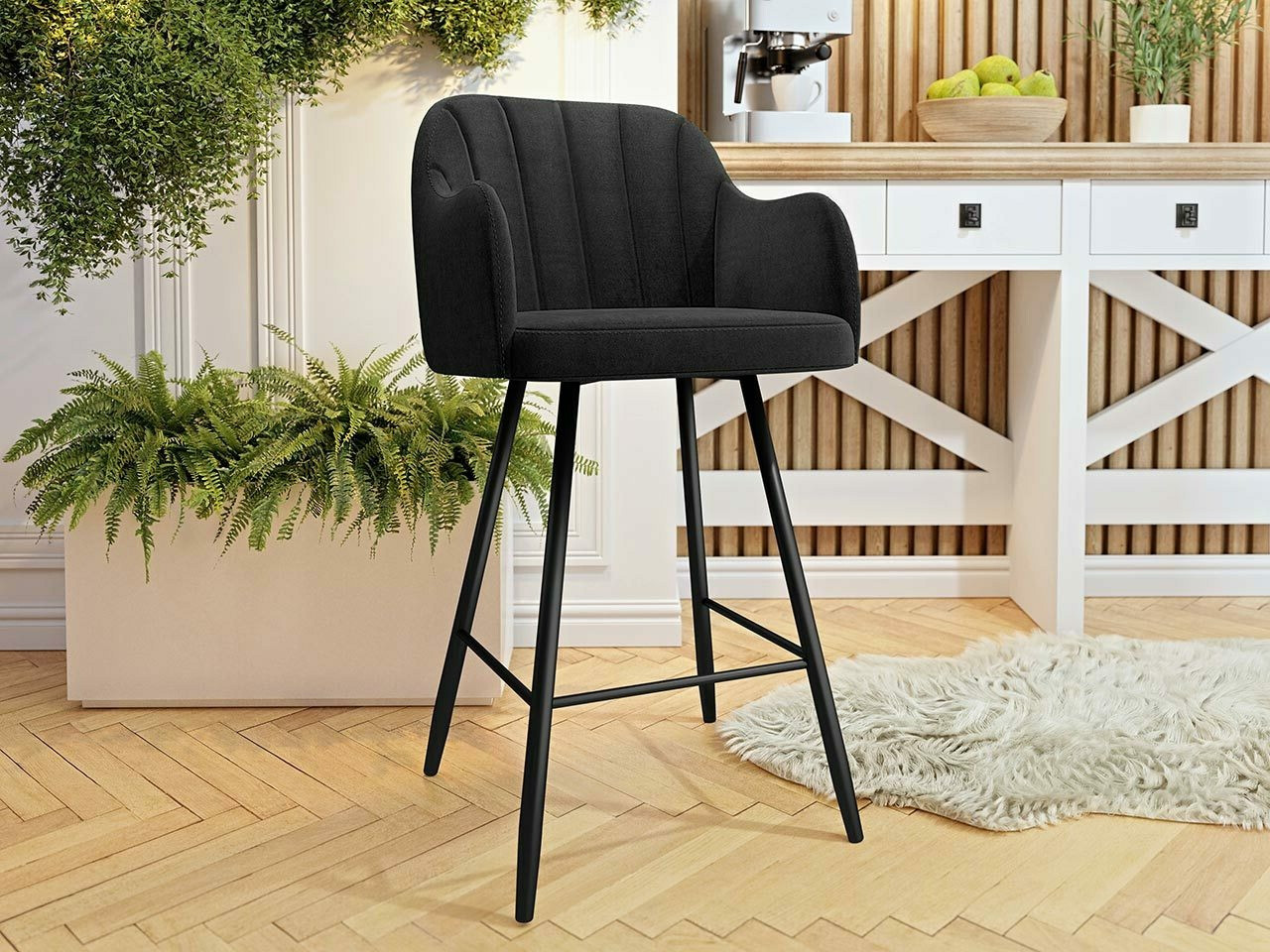 Barstuhl Comfivo Anser I (Magic Velvet 2219)