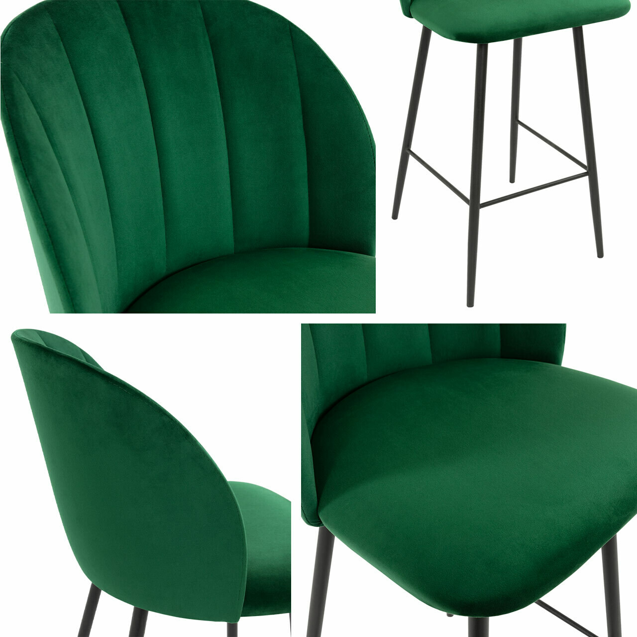 Barstuhl Comfivo Anser II (Magic Velvet 2225)