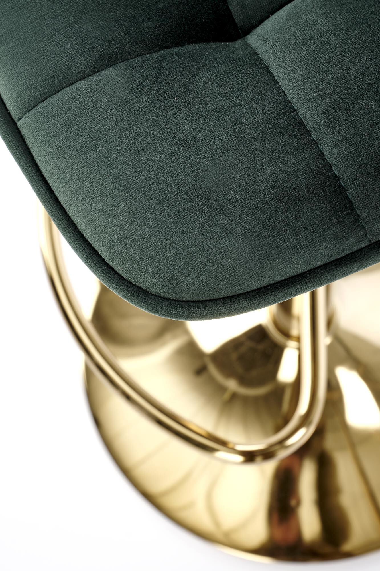 Barstuhl Houston 1441 (Grün + Gold)