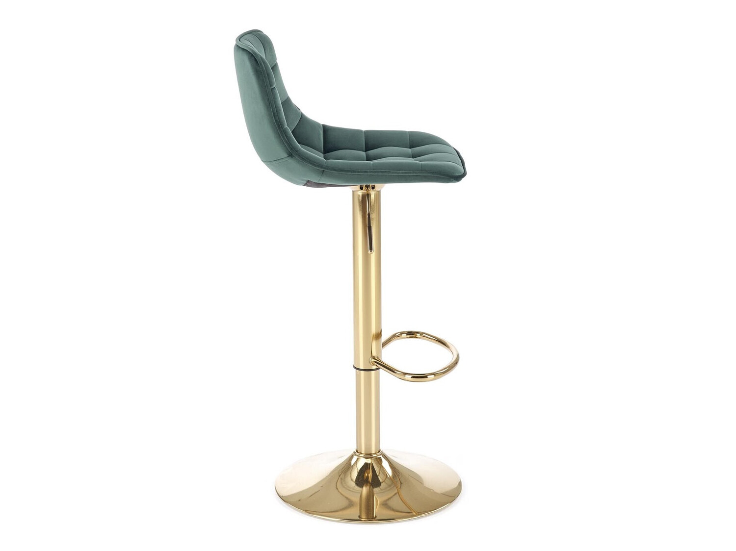 Barstuhl Houston 1441 (Grün + Gold)