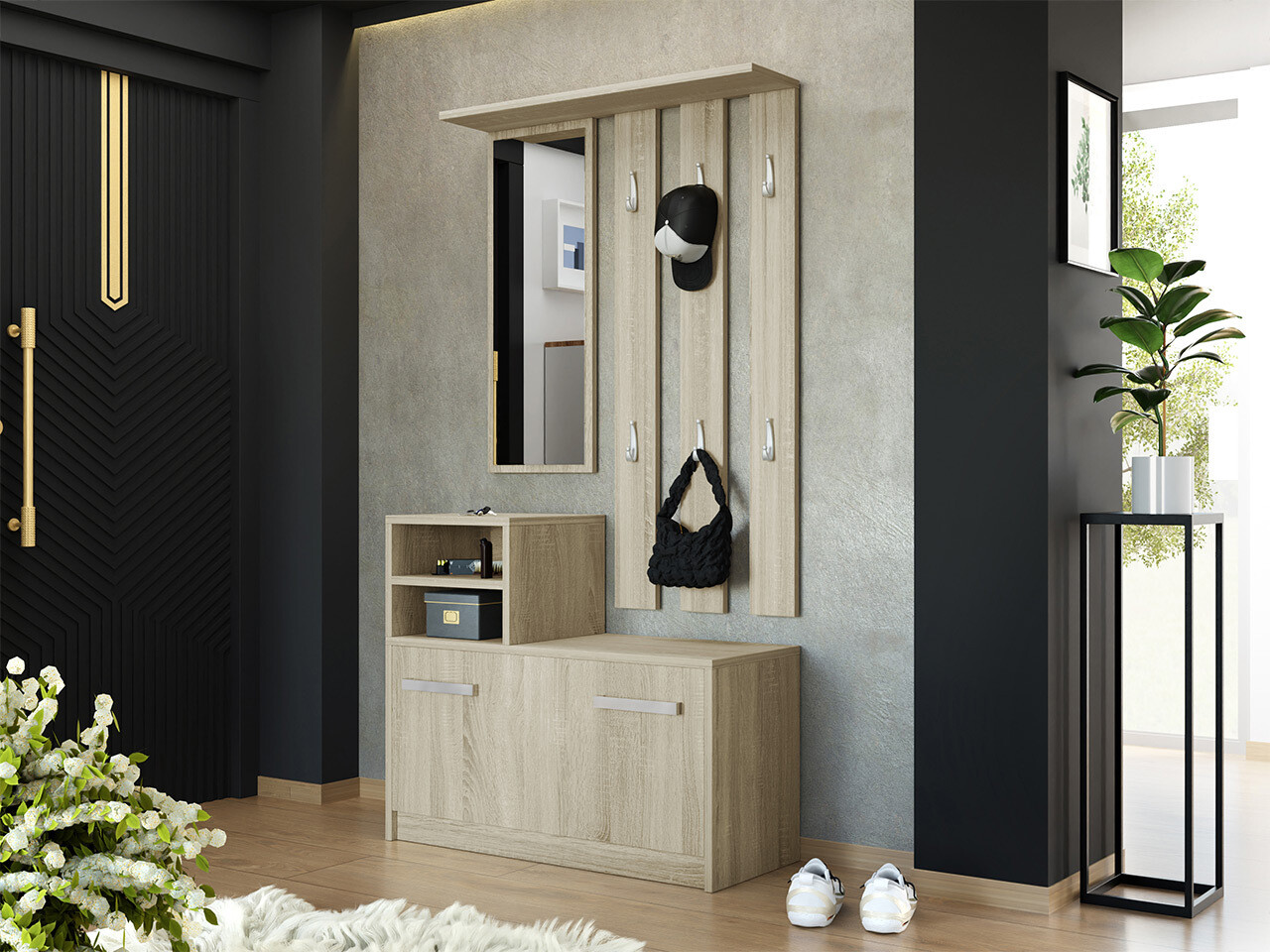 Flurgarnitur Candum (Sonoma Eichenholzoptik)