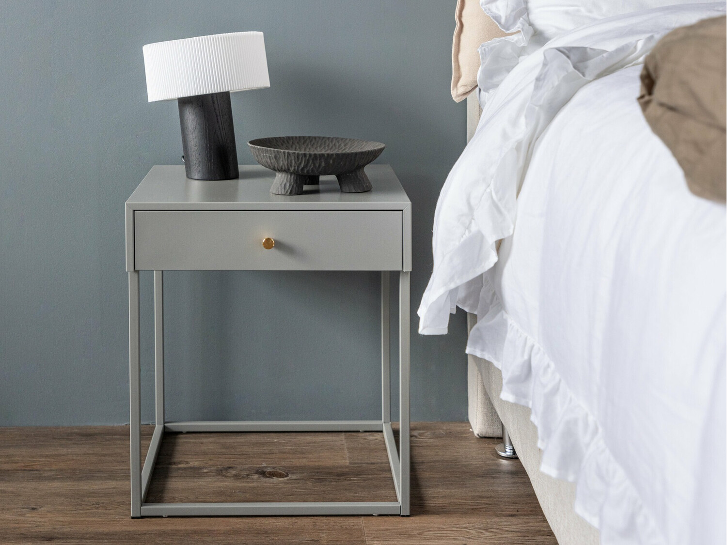 Nachttisch Evasevu 104 (Hellgrau)