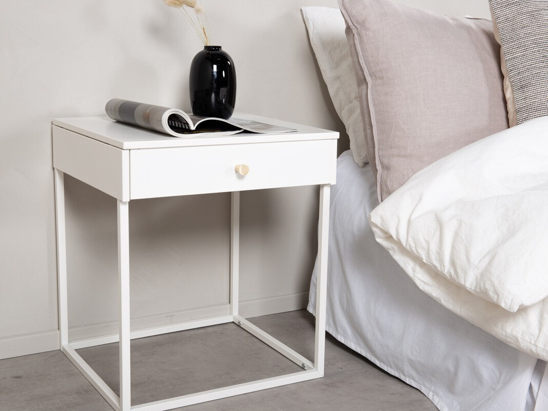 Nachttisch Evasevu 104 (Weiß)