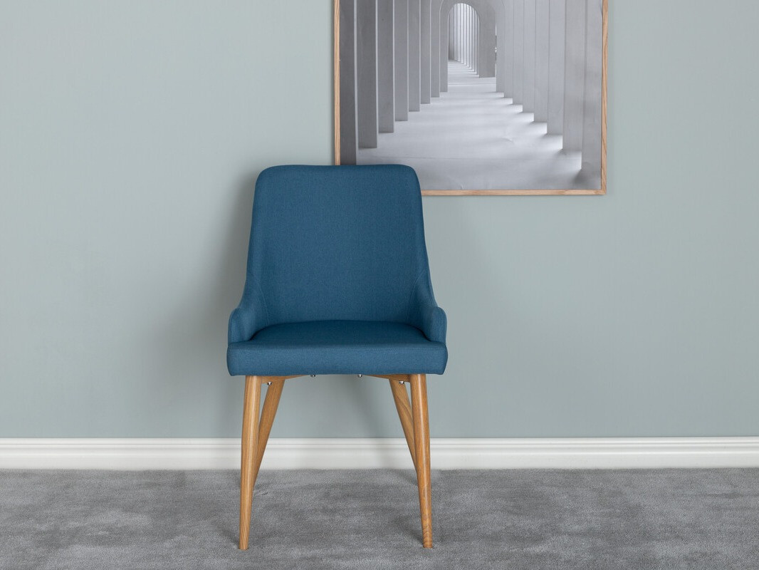 Stuhl Dallas 222 (Blau + Braun)