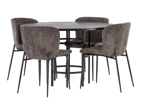 Essgruppe Dallas 4143 (Braun + Schwarz)