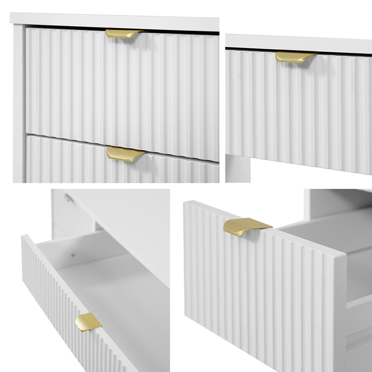 Wohnzimmer-Sets Comfivo Papilio I (Weiß)