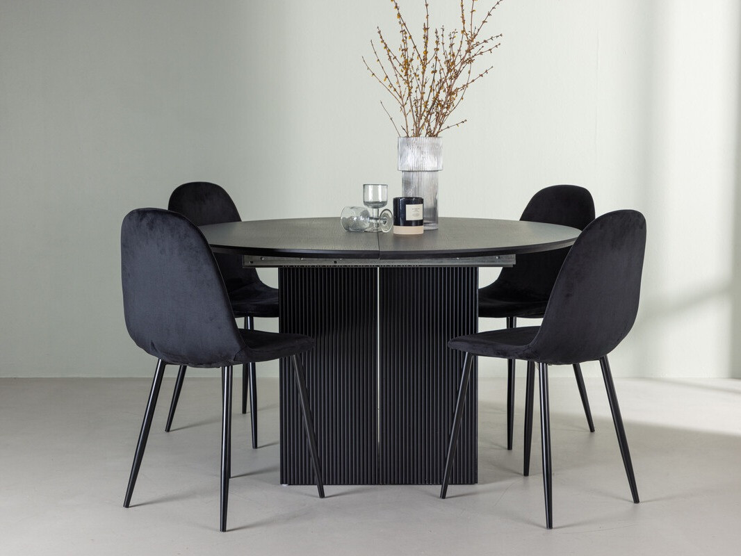Essgruppe Dallas 4287 (Schwarz)