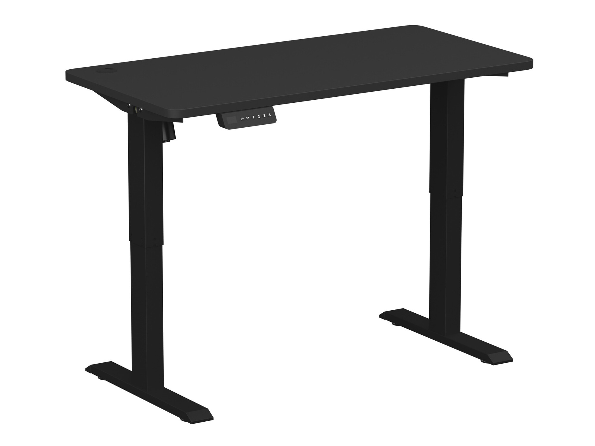 Höhenverstellbarer Schreibtisch Lodi 100 (Schwarz)