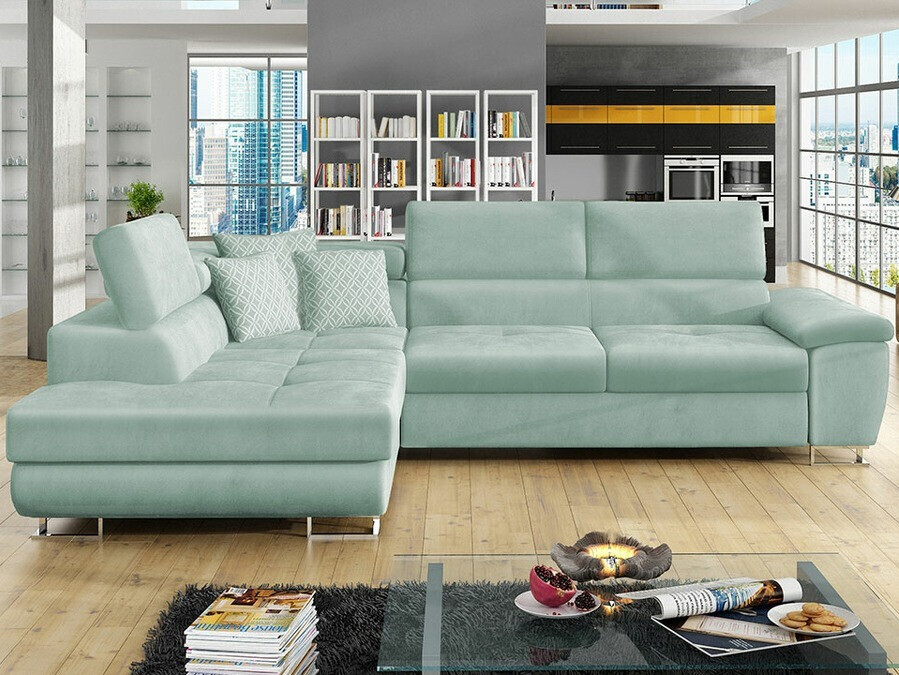 Ecksofa Comfivo 166 (Magic Velvet 2227 + Evo 29)